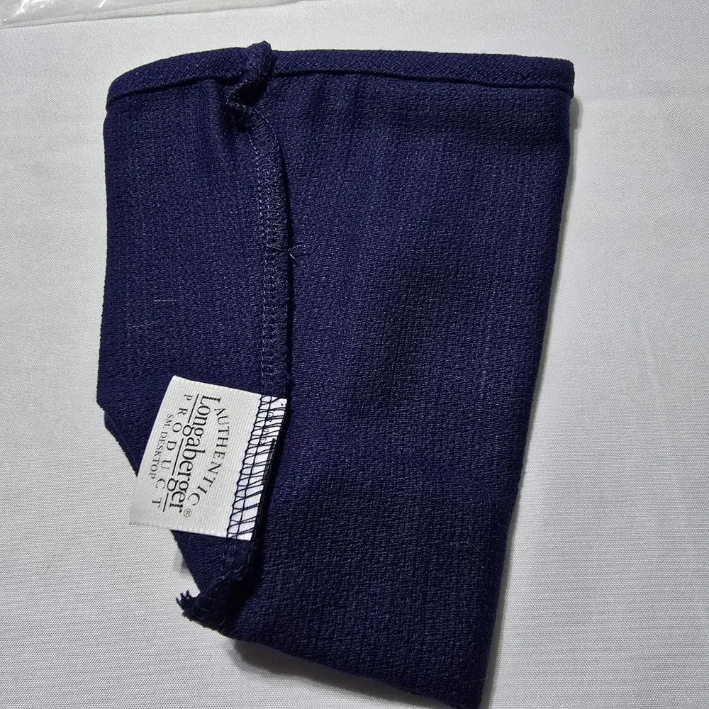 Longaberger Indigo‎ Liner Small Desktop Basket New