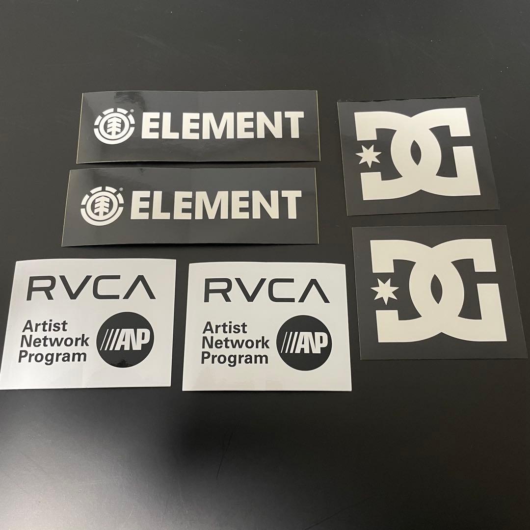 ELEMENT DC RVCA Skateboard Sticker Element RVCA