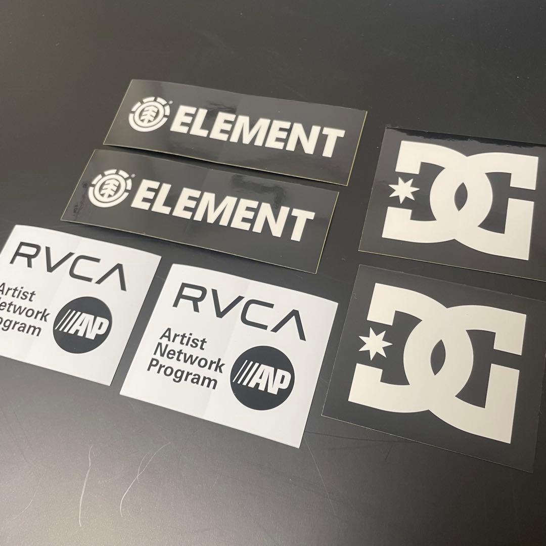 ELEMENT DC RVCA Skateboard Sticker Element RVCA